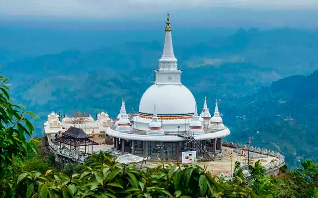 The Mahamevnawa Buddhist Monastery in Bandarawela